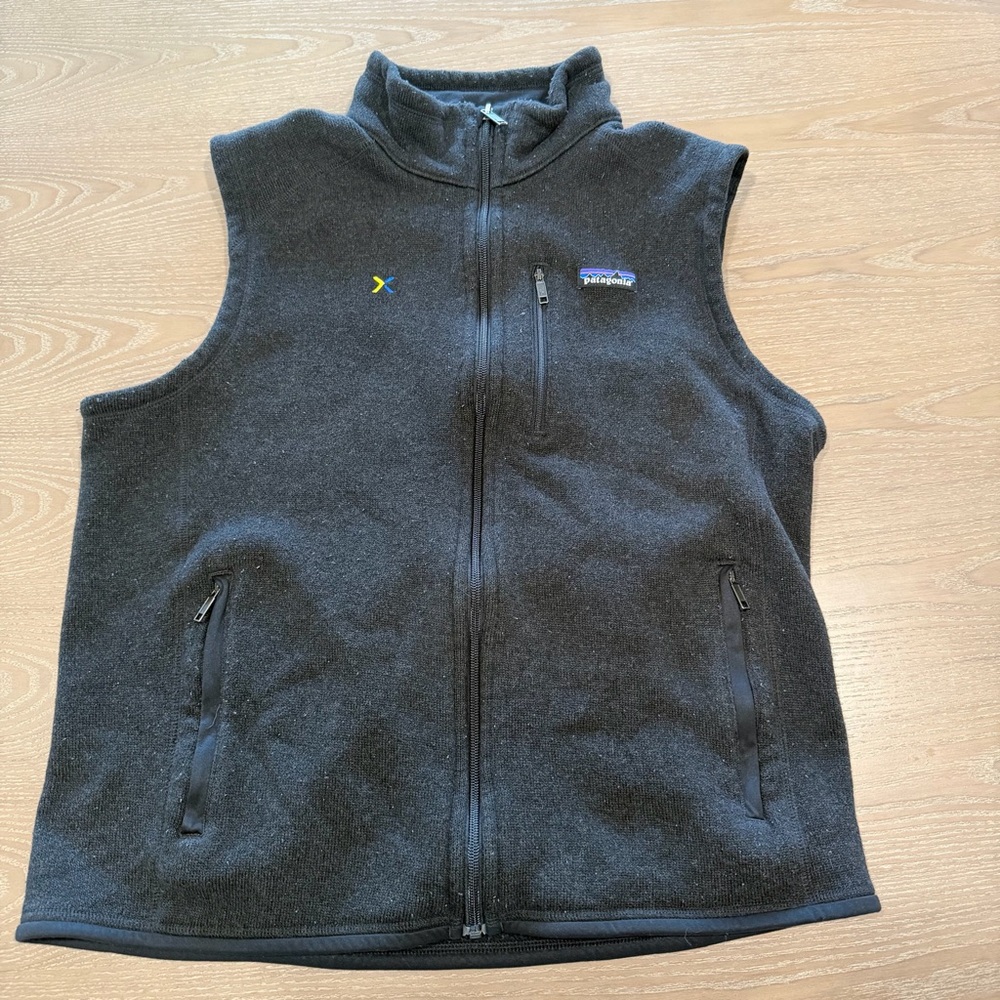 Patagonia Men’s Better Sweater Fleece Black Vest - Large